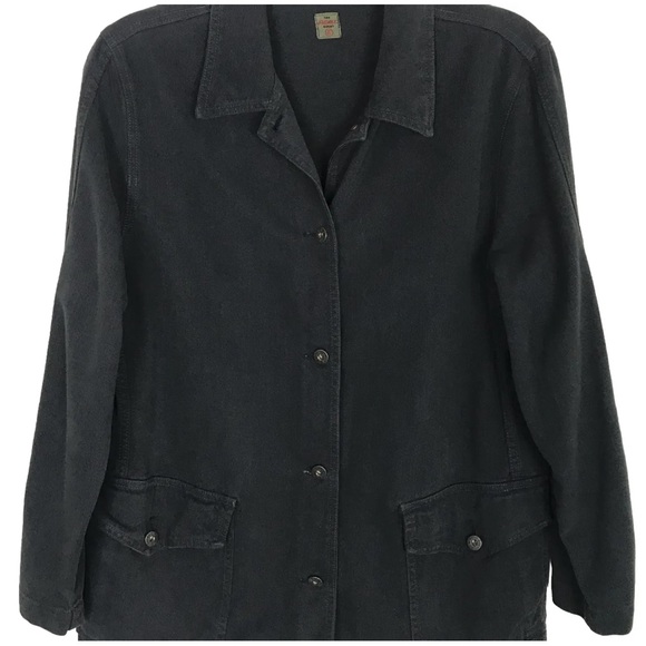 Agolde Event vintage oversized charcoal gray button jacket 
Size large - Picture 2 of 8